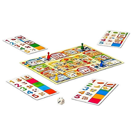 Kız Erkek Çocuk Oyuncak Ravensburger Çarşıda Alışveriş Kız Erkek Çocuk Oyuncak Eğitici Eğlenceli Oyu