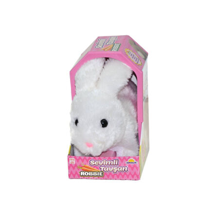 Kız Erkek Çocuk Oyuncak 47141 Sevimli Tavşan Robbie Kız Erkek Çocuk Oyuncak Eğitici Eğlenceli Oyunca