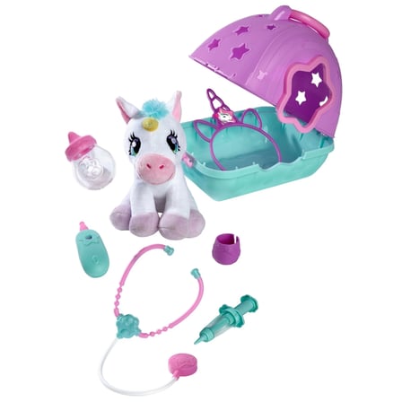 Kız Erkek Çocuk Oyuncak Vet Case with Plush Unicorn Kız Erkek Çocuk Oyuncak Eğitici Eğlenceli Oyunca