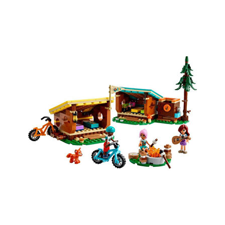 Kız Erkek Çocuk Oyuncak 42624 Friends Macera Kampı Şirin Kulübeler 437 parça +7 yaş Kız Erkek Çocuk