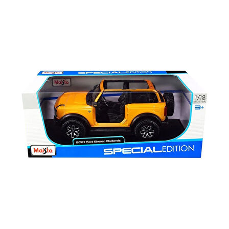 Kız Erkek Çocuk Oyuncak MAIS 31457 Maisto 1/18 2021 Ford Bronco Badlands Kız Erkek Çocuk Oyuncak Eği