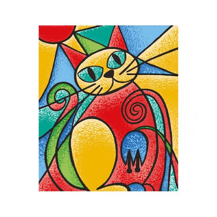 Kız Erkek Çocuk Oyuncak 5001 KumToys Cam Vitray - Glass Painting - 1adet Stokta Olan Gönderilir Kız
