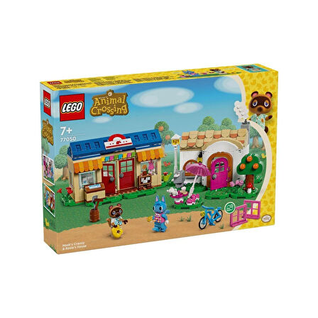 Kız Erkek Çocuk Oyuncak 77050 Animal Crossing Nooks Cranny ve Rosienin Evi 535 parça +7 yaş Kız Erke