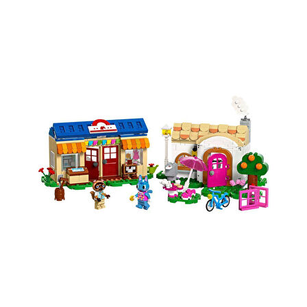Kız Erkek Çocuk Oyuncak 77050 Animal Crossing Nooks Cranny ve Rosienin Evi 535 parça +7 yaş Kız Erke