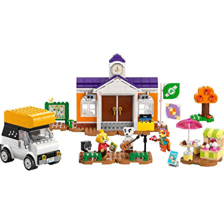 Kız Erkek Çocuk Oyuncak 77052 Animal Crossing K.K. Meydan Konseri 550 parça +7 yaş Kız Erkek Çocuk O