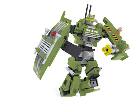 Kız Erkek Çocuk Oyuncak Ausini Outer Space 276 Parça Yeşil Robot Kız Erkek Çocuk Oyuncak Eğitici Eğl