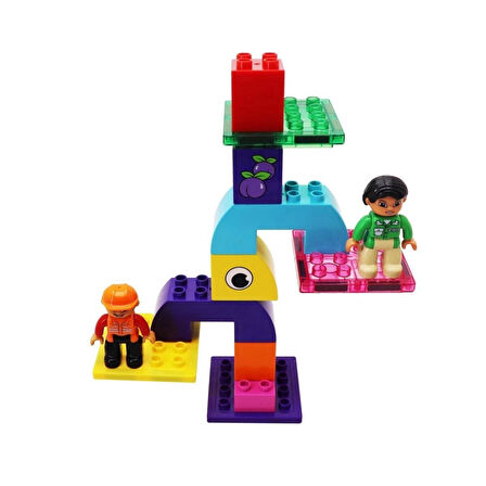 Kız Erkek Çocuk Oyuncak 8820 Magnescape Manyetik Tiles 20 Parça Kız Erkek Çocuk Oyuncak Eğitici Eğle