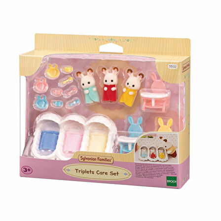 Kız Erkek Çocuk Oyuncak 5532 Sylvanian Families Üçüzler Bakım Seti +3 yaş Kız Erkek Çocuk Oyuncak Eğ