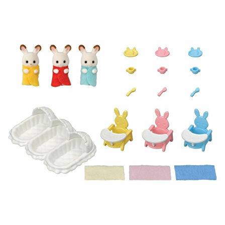 Kız Erkek Çocuk Oyuncak 5532 Sylvanian Families Üçüzler Bakım Seti +3 yaş Kız Erkek Çocuk Oyuncak Eğ