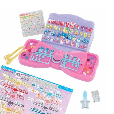 Kız Erkek Çocuk Oyuncak 35027 AquaBeads Tasarla ve Sergile Tırnak Atölyesi +4 yaş Kız Erkek Çocuk Oy