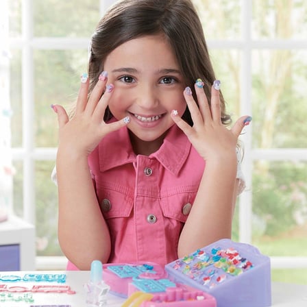 Kız Erkek Çocuk Oyuncak 35027 AquaBeads Tasarla ve Sergile Tırnak Atölyesi +4 yaş Kız Erkek Çocuk Oy