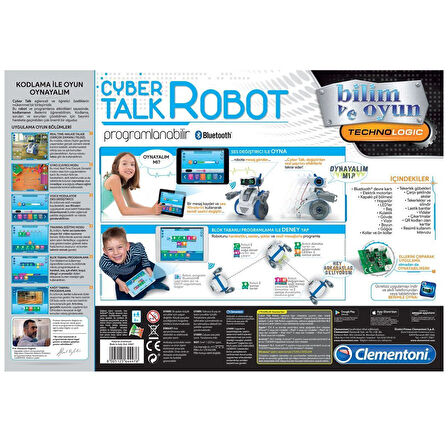 Kız Erkek Çocuk Oyuncak 64447 Cyber Talk Robot - Robotik Laboratuvarı +8 yaş Kız Erkek Çocuk Oyuncak