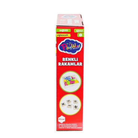 Kız Erkek Çocuk Oyuncak ONY-401 Ahşap Renkli Rakamlar 26 Parça Kız Erkek Çocuk Oyuncak Eğitici Eğlen