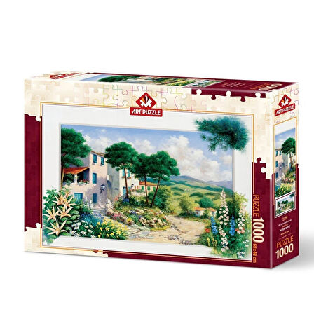 Kız Erkek Çocuk Oyuncak 5180 Art Puzzle Yazlıkta 1000 Parça Puzzle Kız Erkek Çocuk Oyuncak Eğitici E