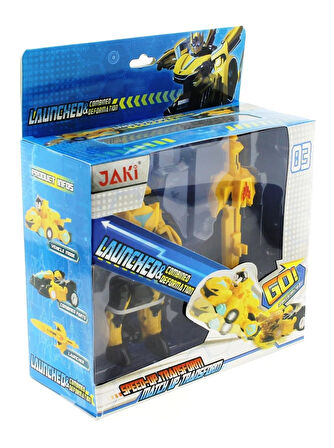 Kız Erkek Çocuk Oyuncak Fırlatıcılı Robot Araba Kız Erkek Çocuk Oyuncak Eğitici Eğlenceli Oyuncak