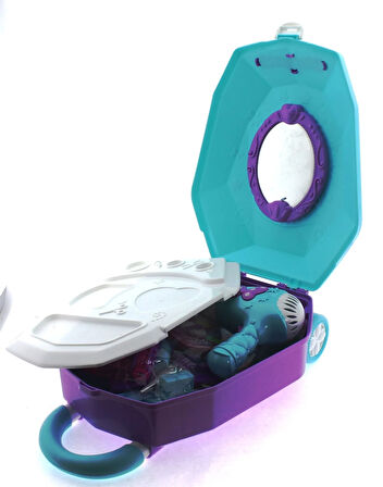 Kız Erkek Çocuk Oyuncak Çekçekli Çantalı Güzellik Seti Kız Erkek Çocuk Oyuncak Eğitici Eğlenceli Oyu