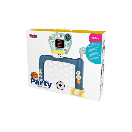 Kız Erkek Çocuk Oyuncak BAO-1908C Futbol, Basket ve Golf Oyun Seti -Vardem Kız Erkek Çocuk Oyuncak E