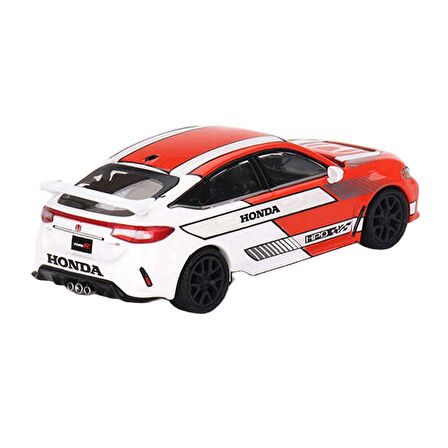 Kız Erkek Çocuk Oyuncak Mini Gt 1/64 Honda Civic TYPE R 2023 Pace Car Red Kız Erkek Çocuk Oyuncak Eğ
