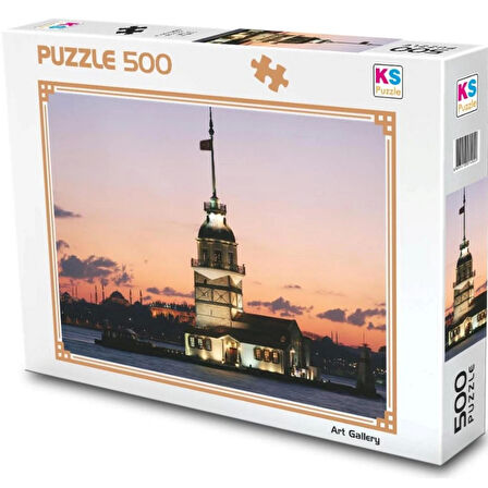 Kız Erkek Çocuk Oyuncak KS Games Kız Kulesi Gün İstanbul Puzzle 500 Parça 20059 Kız Erkek Çocuk Oyun