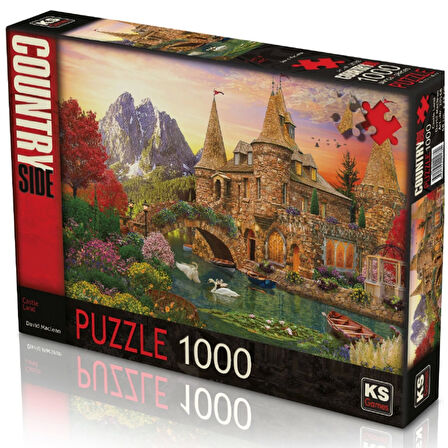 Kız Erkek Çocuk Oyuncak KS Games Castle Land Puzzle 1000 Parça 20779 Kız Erkek Çocuk Oyuncak Eğitici
