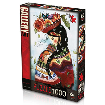 Kız Erkek Çocuk Oyuncak KS Games Mom and Son Puzzle 1000 Parça 20778 Kız Erkek Çocuk Oyuncak Eğitici
