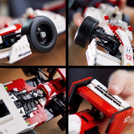 Kız Erkek Çocuk Oyuncak Icons McLaren MP4/4 ve Ayrton Senna 10330 Kız Erkek Çocuk Oyuncak Eğitici Eğ