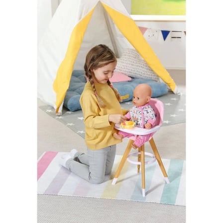 Kız Erkek Çocuk Oyuncak Baby Born Highchair Kız Erkek Çocuk Oyuncak Eğitici Eğlenceli Oyuncak