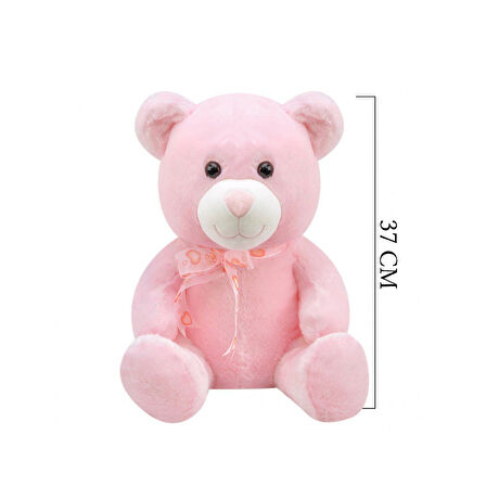 Kız Erkek Çocuk Oyuncak 1178P Selay, Oturan Ayı 37cm Pembe Kız Erkek Çocuk Oyuncak Eğitici Eğlenceli