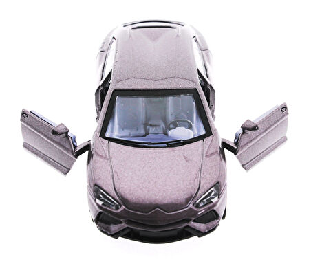 Kız Erkek Çocuk Oyuncak Çek Bırak Lamborghini Benzeri Simli Kahve Metal Araba Kız Erkek Çocuk Oyunca