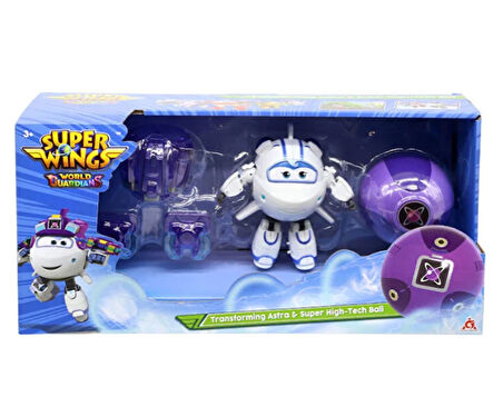 Kız Erkek Çocuk Oyuncak Harika Kanatlar Dönüşen Astra ve Super High Tech Ball Kız Erkek Çocuk Oyunca
