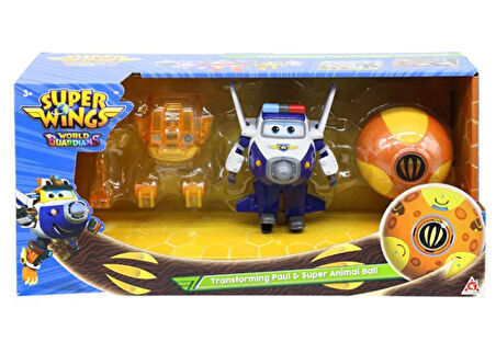 Kız Erkek Çocuk Oyuncak Harika Kanatlar Dönüşen Paul ve Super Animal Ball Kız Erkek Çocuk Oyuncak Eğ