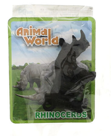 Kız Erkek Çocuk Oyuncak Gergedan Model Figür Hayvan Kız Erkek Çocuk Oyuncak Eğitici Eğlenceli Oyunca