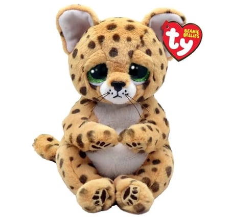 Kız Erkek Çocuk Oyuncak Ty Beanie Oturan Peluş Leopar Lloyd 30cm Kız Erkek Çocuk Oyuncak Eğitici Eğl