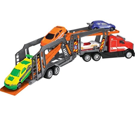 Kız Erkek Çocuk Oyuncak Express Wheels Die Cast Metal Sürtmeli Araç Taşıyıcı Tır Kız Erkek Çocuk Oyu