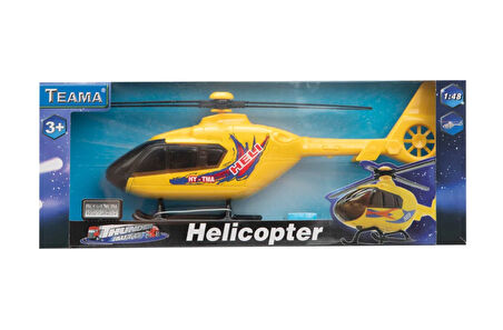 Kız Erkek Çocuk Oyuncak Kutulu Plastik Sarı Helikopter Kız Erkek Çocuk Oyuncak Eğitici Eğlenceli Oyu