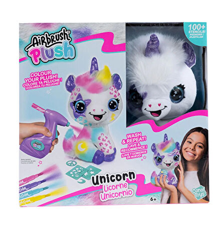 Kız Erkek Çocuk Oyuncak Airbrush Plush Boyanıp Yıkanabilen Peluş Unicorn Kız Erkek Çocuk Oyuncak Eği