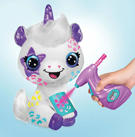 Kız Erkek Çocuk Oyuncak Airbrush Plush Boyanıp Yıkanabilen Peluş Unicorn Kız Erkek Çocuk Oyuncak Eği
