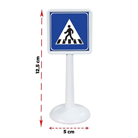 Kız Erkek Çocuk Oyuncak 03 273 Mini Trafik İşaretleri Kız Erkek Çocuk Oyuncak Eğitici Eğlenceli Oyun