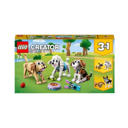 Kız Erkek Çocuk Oyuncak 31137 LEGO® Creator 3in1 Sevimli Köpekler 475 parça +7 yaş Kız Erkek Çocuk O