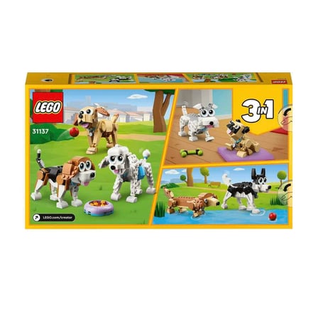 Kız Erkek Çocuk Oyuncak 31137 LEGO® Creator 3in1 Sevimli Köpekler 475 parça +7 yaş Kız Erkek Çocuk O