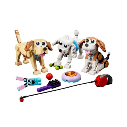 Kız Erkek Çocuk Oyuncak 31137 LEGO® Creator 3in1 Sevimli Köpekler 475 parça +7 yaş Kız Erkek Çocuk O