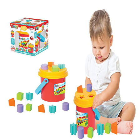 Kız Erkek Çocuk Oyuncak Dede Oyuncak Bul-Tak Kova Kız Erkek Çocuk Oyuncak Eğitici Eğlenceli Oyuncak