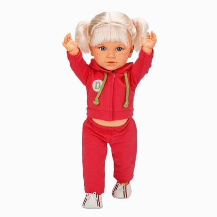 Kız Erkek Çocuk Oyuncak Tina Sporty Bebek 45cm. Kız Erkek Çocuk Oyuncak Eğitici Eğlenceli Oyuncak