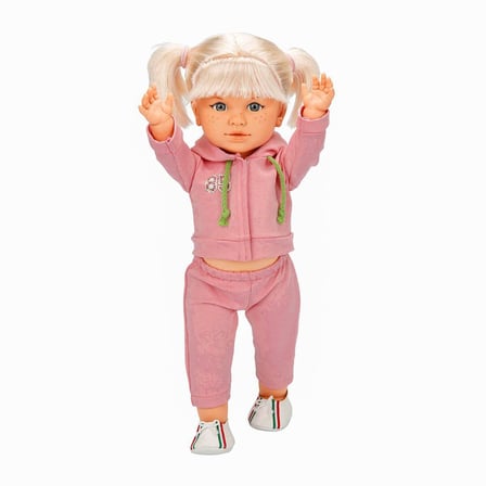 Kız Erkek Çocuk Oyuncak Tina Sporty Bebek 45cm. Kız Erkek Çocuk Oyuncak Eğitici Eğlenceli Oyuncak