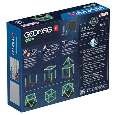 Kız Erkek Çocuk Oyuncak Geomag Glow Manyetik Zeka Oyunu 25 Parça - S03000328 Kız Erkek Çocuk Oyuncak