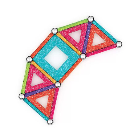 Kız Erkek Çocuk Oyuncak Geomag Glitter Manyetik Zeka Oyunu 35 Parça Kız Erkek Çocuk Oyuncak Eğitici