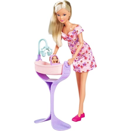 Kız Erkek Çocuk Oyuncak Hamile Steffi Karnı Büyüyen Bebek 29cm SMB-105733680 Kız Erkek Çocuk Oyuncak