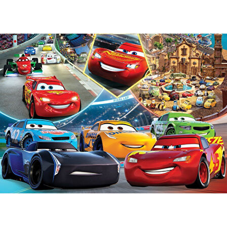 Kız Erkek Çocuk Oyuncak CR113 KS, Cars 200 Parça Puzzle Kız Erkek Çocuk Oyuncak Eğitici Eğlenceli Oy
