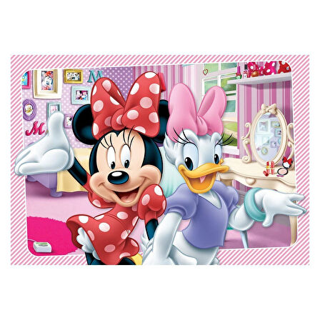 Kız Erkek Çocuk Oyuncak MN 113 Minnie Puzzle 200 Parça -KS Puzzle Kız Erkek Çocuk Oyuncak Eğitici Eğ