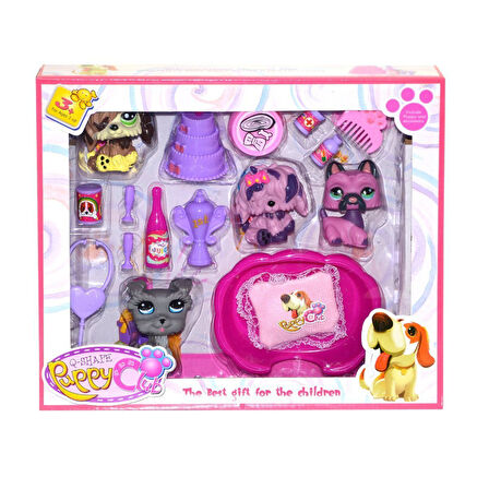 Kız Erkek Çocuk Oyuncak CL2105ABC Puppy Club Köpekçik Oyun Seti Kız Erkek Çocuk Oyuncak Eğitici Eğle